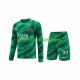 Fotballdrakt Paris Saint-Germain Keeper Donnarumma 99 Barn Hjemmekit 2023-2024 Langermet