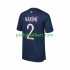 Fotballdrakt Paris Saint-Germain Hakimi 2 Herre Hjemmekit 2023-2024 Kortermet