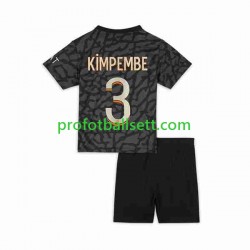 Fotballdrakt Paris Saint-Germain Kimpembe 3 Barn Tredjekit 2023-2024 Kortermet