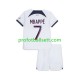 Fotballdrakt Paris Saint-Germain Kylian Mbappe 7 Barn Bortekit 2023-2024 Kortermet