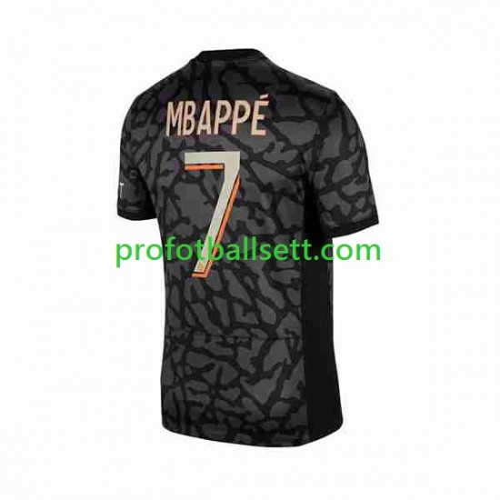 Fotballdrakt Paris Saint-Germain Kylian Mbappe 7 Herre Tredjekit 2023-2024 Kortermet