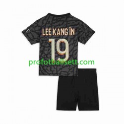 Fotballdrakt Paris Saint-Germain Lee Kang In 19 Barn Tredjekit 2023-2024 Kortermet