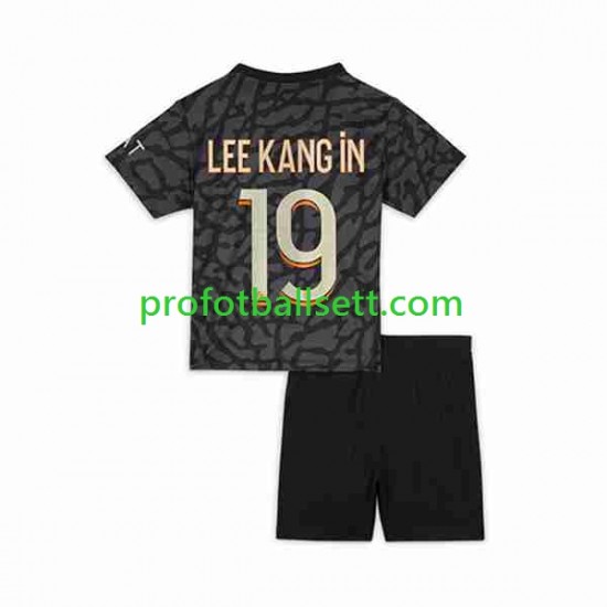 Fotballdrakt Paris Saint-Germain Lee Kang In 19 Barn Tredjekit 2023-2024 Kortermet
