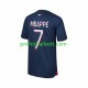 Fotballdrakt Paris Saint-Germain Mbappe 7 Herre Hjemmekit 2023-2024 Kortermet
