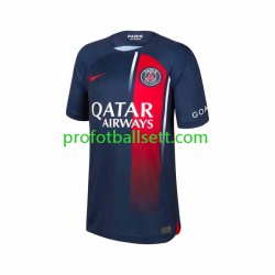 Fotballdrakt Paris Saint-Germain Mbappe 7 Herre Hjemmekit 2023-2024 Kortermet
