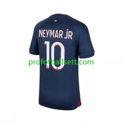 Fotballdrakt Paris Saint-Germain Neymar Jr 10 Herre Hjemmekit 2023-2024 Kortermet