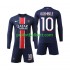 Fotballdrakt Paris Saint-Germain O Dembele 10 Barn Hjemmekit 2024-2025 Langermet