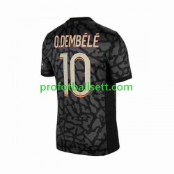Fotballdrakt Paris Saint-Germain O.Dembele 10 Herre Tredjekit 2023-2024 Kortermet