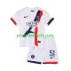 Fotballdrakt Paris Saint-Germain Willian Pacho 51 Barn Bortekit 2024-2025 Kortermet