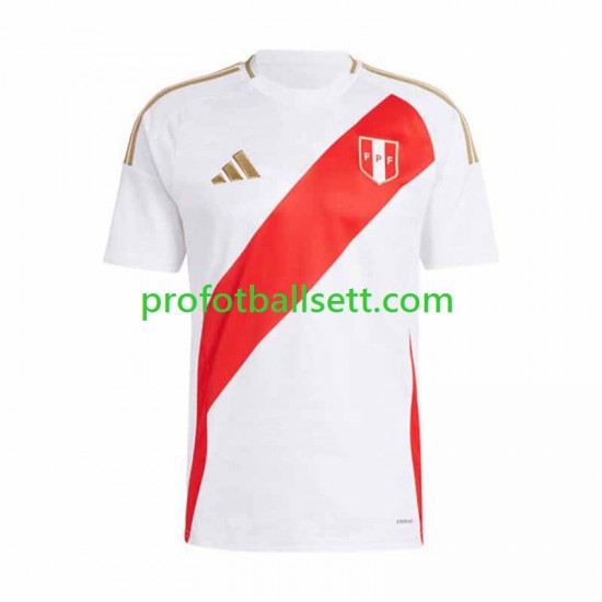 Fotballdrakt Peru Copa America Herre Hjemmekit 2024 Kortermet