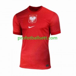 Fotballdrakt Polen Herre Bortekit 2024 Kortermet