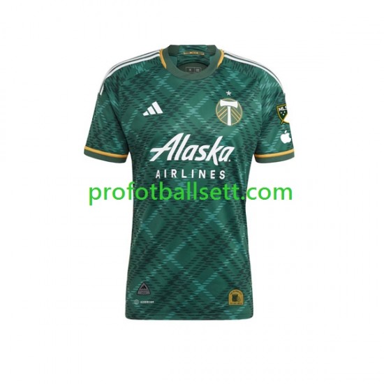 Fotballdrakt Portland Timbers Herre Hjemmekit 2023-2024 Kortermet