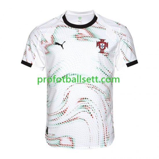 Fotballdrakt Portugal Herre Bortekit 2025 Kortermet