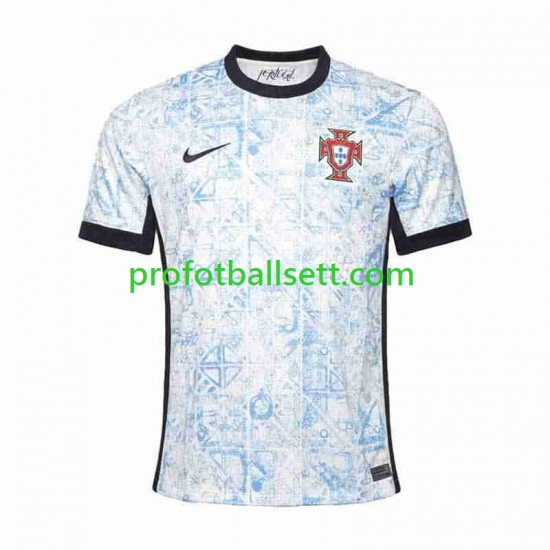 Fotballdrakt Portugal Herre Bortekit Euro 2024 Kortermet