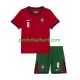 Fotballdrakt Portugal Bruno Fernandes 8 Barn Hjemmekit Euro 2024 Kortermet