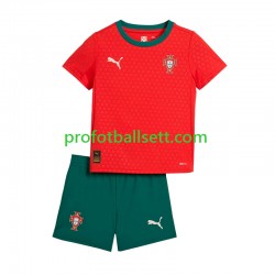 Fotballdrakt Portugal Barn Hjemmekit 2025 Kortermet