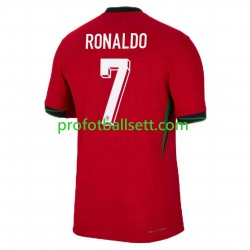 Fotballdrakt Portugal Cristiano Ronaldo 7 Herre Hjemmekit Euro 2024 Kortermet