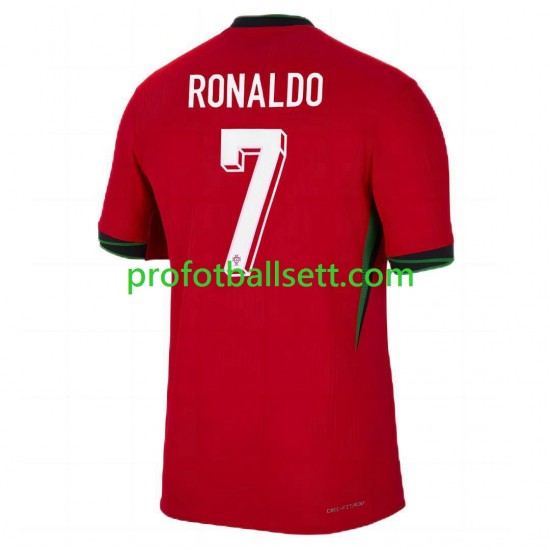Fotballdrakt Portugal Cristiano Ronaldo 7 Herre Hjemmekit Euro 2024 Kortermet