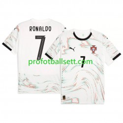 Fotballdrakt Portugal RONALDO 7 Herre Bortekit 2025 Kortermet