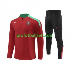 Portugal 2024 Rød Trenings Collegegenser Set