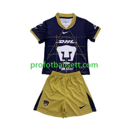 Fotballdrakt Pumas UNAM Barn Bortekit 2024-2025 Kortermet