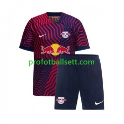 Fotballdrakt RB Leipzig Barn Bortekit 2023-2024 Kortermet