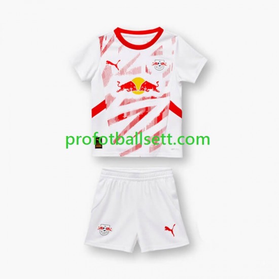 Fotballdrakt RB Leipzig Barn Hjemmekit 2024-2025 Kortermet