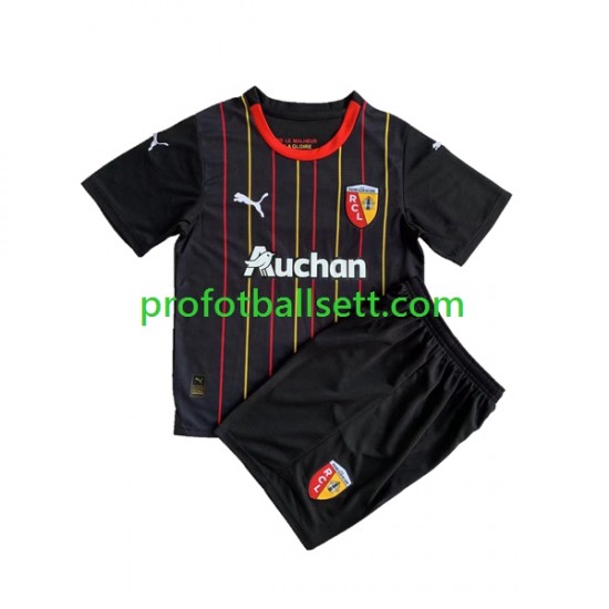 Fotballdrakt RC Lens Barn Bortekit 2023-2024 Kortermet