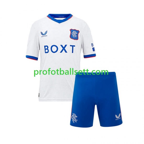 Fotballdrakt Rangers Barn Bortekit 2024-2025 Kortermet