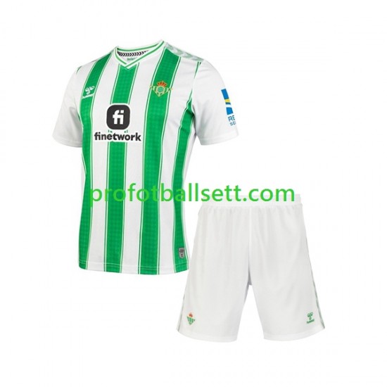 Fotballdrakt Real Betis Barn Hjemmekit 2023-2024 Kortermet
