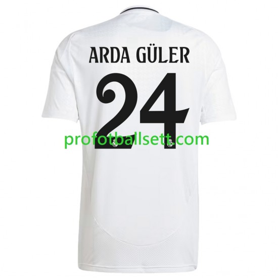 Fotballdrakt Real Madrid ARDA GULER 24 Herre Hjemmekit 2024-2025 Kortermet