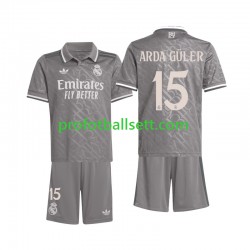 Fotballdrakt Real Madrid Arda Guler 15 Barn Tredjekit 2024-2025 Kortermet