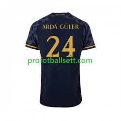 Fotballdrakt Real Madrid Arda Guler 24 Herre Bortekit 2023-2024 Kortermet