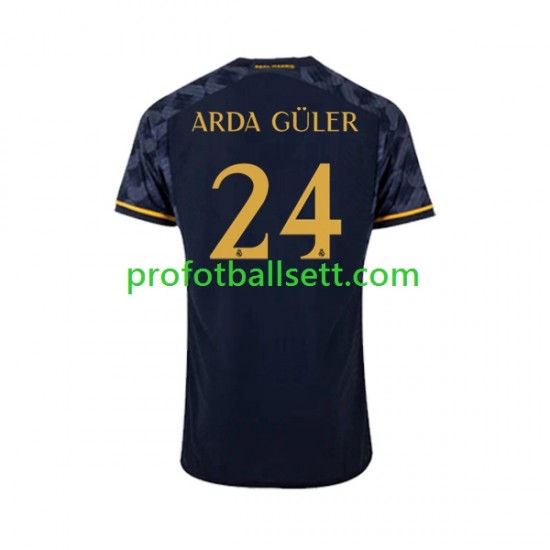 Fotballdrakt Real Madrid Arda Guler 24 Herre Bortekit 2023-2024 Kortermet