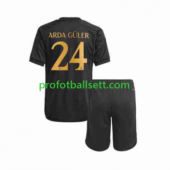 Fotballdrakt Real Madrid Arda Guler 24 Barn Tredjekit 2023-2024 Kortermet