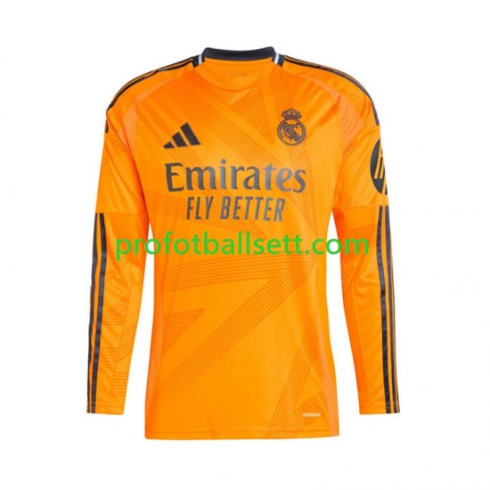 Fotballdrakt Real Madrid Herre Bortekit 2024-2025 Langermet
