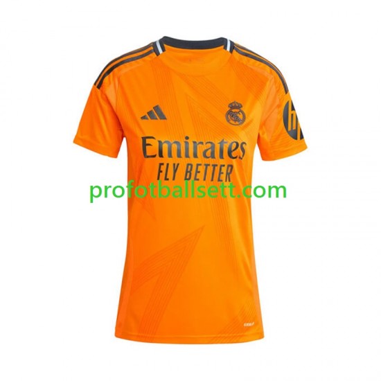 Fotballdrakt Real Madrid Dame Bortekit 2024-2025 Kortermet