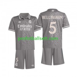 Fotballdrakt Real Madrid Bellingham 5 Barn Tredjekit 2024-2025 Kortermet