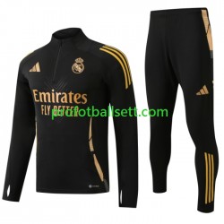 Real Madrid 2024-2025 Svart Trenings Collegegenser Set