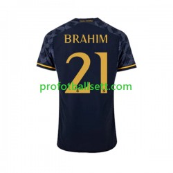 Fotballdrakt Real Madrid Brahim Diaz 21 Herre Bortekit 2023-2024 Kortermet