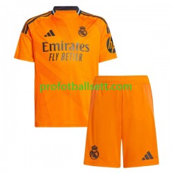 Fotballdrakt Real Madrid Barn Bortekit 2024-2025 Kortermet