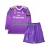 Retro Fotballdrakt Real Madrid 2016 Barn Bortekit Langermet