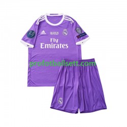 Retro Fotballdrakt Real Madrid 2016 Barn Bortekit Kortermet