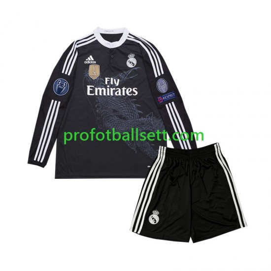 Retro Fotballdrakt Real Madrid 2014 Barn Tredjekit Langermet