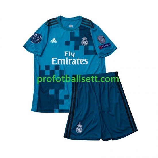 Retro Fotballdrakt Real Madrid 2017 Barn Tredjekit Kortermet