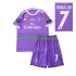 Retro Fotballdrakt Real Madrid Cristiano Ronaldo 7 2016 Barn Bortekit Kortermet