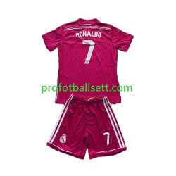 Retro Fotballdrakt Real Madrid Cristiano Ronaldo 7 2014-2015 Barn Bortekit Kortermet