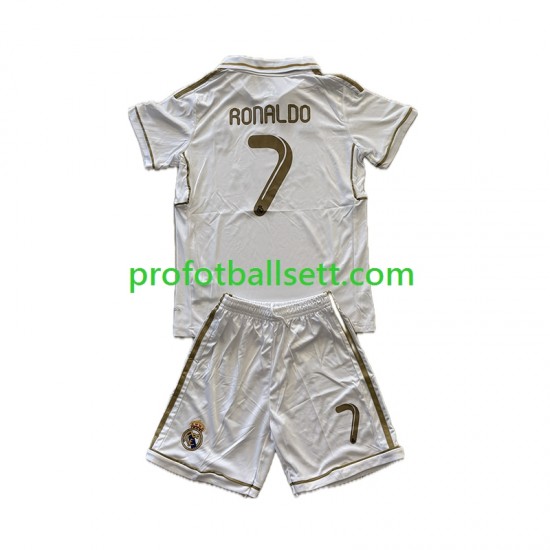 Retro Fotballdrakt Real Madrid Cristiano Ronaldo 7 -2012 Barn Hjemmekit 2011 Kortermet