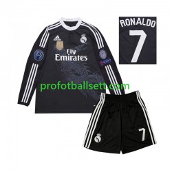 Retro Fotballdrakt Real Madrid Cristiano Ronaldo 7 2014 Barn Tredjekit Langermet