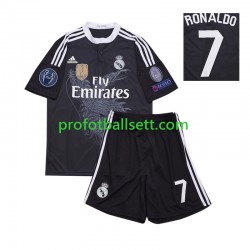 Retro Fotballdrakt Real Madrid Cristiano Ronaldo 7 2014 Barn Tredjekit Kortermet